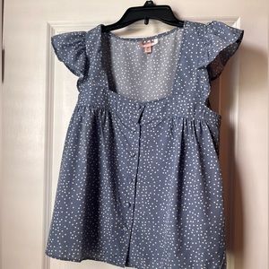 Size EXTRA SMALL Willow and root blouse